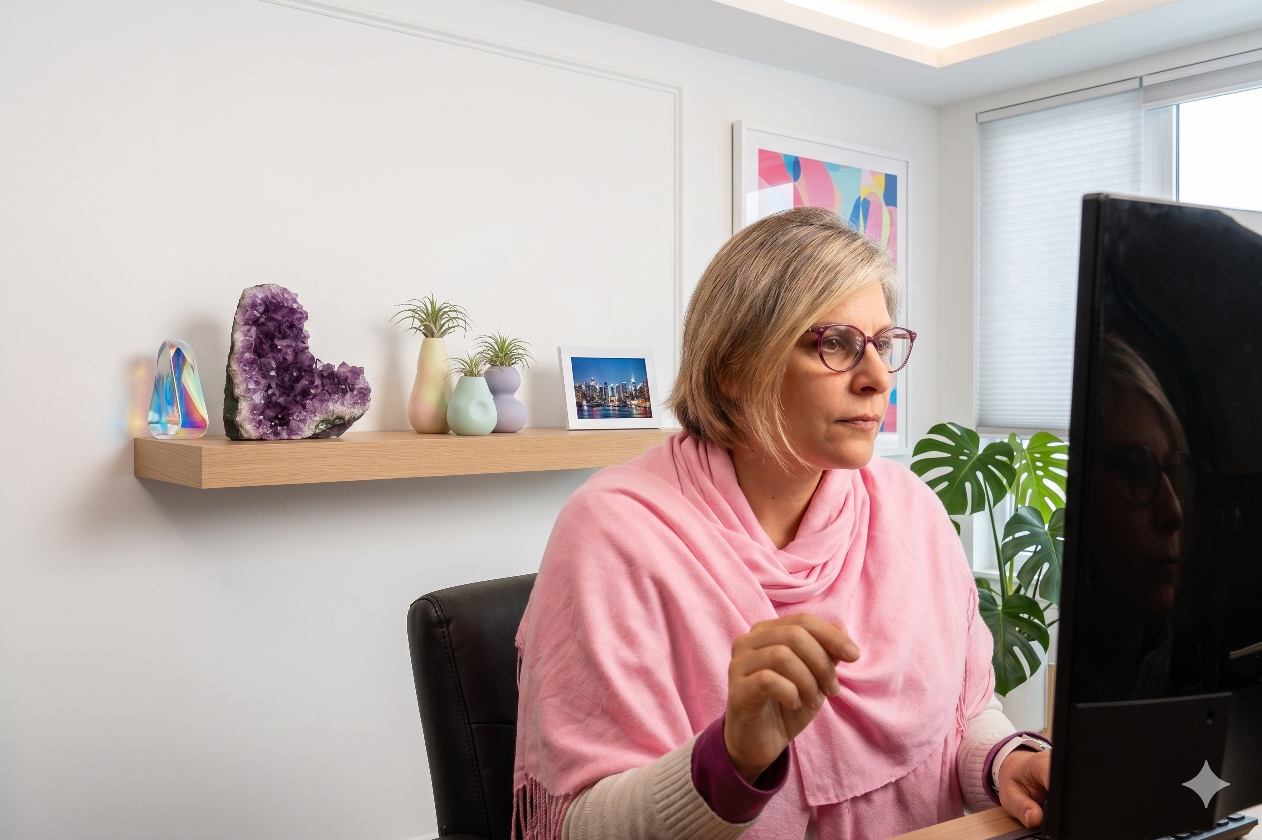 Yoly Ripepi durante una sesión online